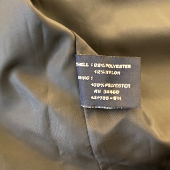 London Fog - M Petite -  Classic trench coat in black, same size as 8 almost - Picture 7 of 15